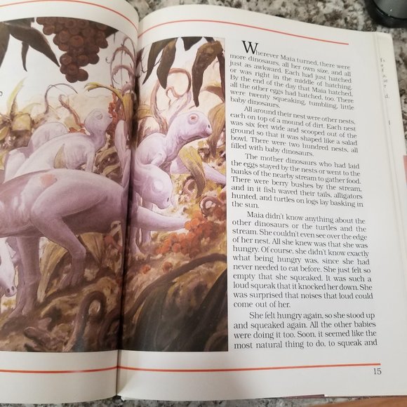 Maia A Dinosaur Grows Up Oversized Book - Picture 5 of 5